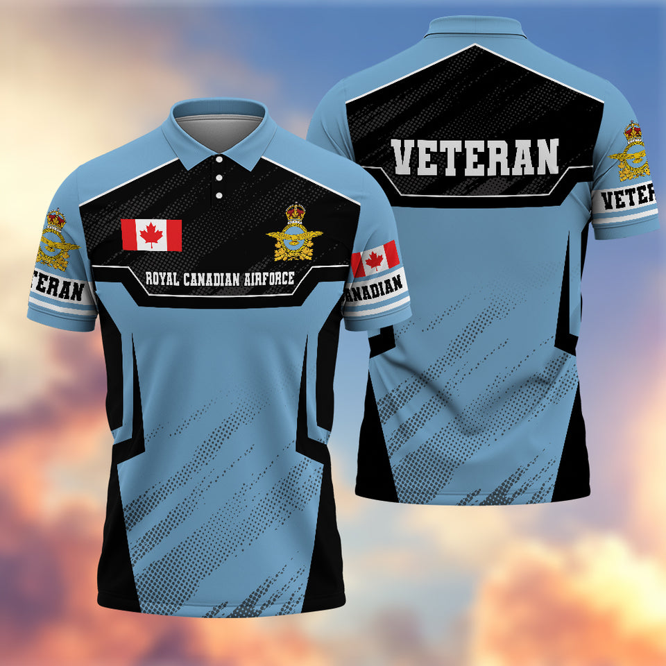 Premium Canadian Veteran Polo Shirt 13032601, Gifts For Canadian Veterans, Gifts For Independence Day, Veterans Day.