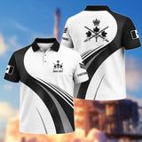 Premium Personalized Canadian Veteran Polo Shirt 030403, Gifts For Canadian Veterans, Gifts For Independence Day