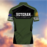 Premium Australian Veteran Polo Shirt 13032601, Gifts For Australian Veterans, Gifts For Independence Day, Veterans Day.
