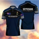 Premium Australian Veteran Polo Shirt 13032601, Gifts For Australian Veterans, Gifts For Independence Day, Veterans Day.