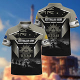 Premium Australian Veteran Polo Shirt 30032602, Gifts For Australian Veterans, Gifts For Independence Day