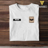 DH Personalized British Soldier Tshirt 3D Printed LN1205