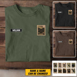 DH Personalized British Soldier Tshirt 3D Printed LN1205