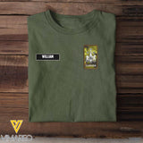 DH Personalized Canadian Soldier Tshirt 3D Printed LN1205