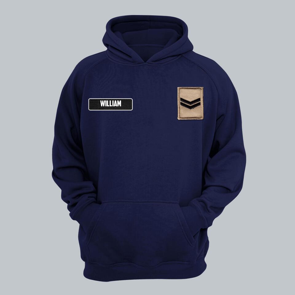 DH Personalized British Soldier Tshirt 3D Printed LN1205