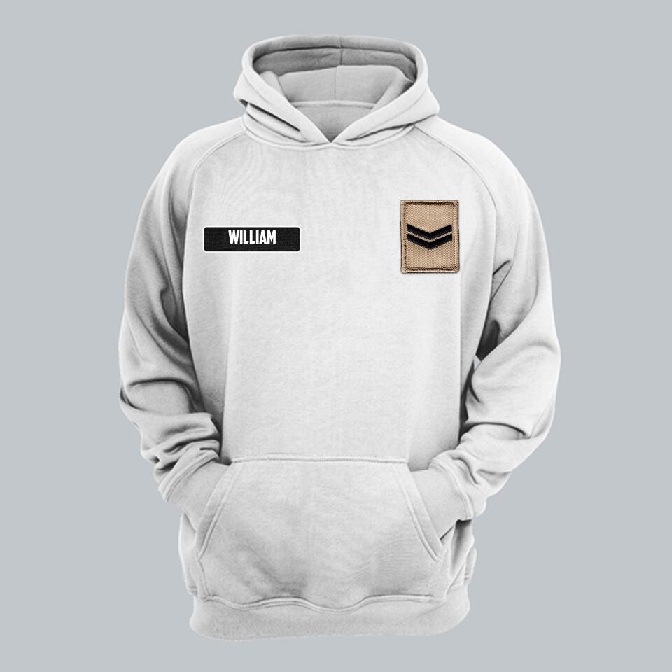 DH Personalized British Soldier Tshirt 3D Printed LN1205