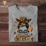Personalized Have a melanin christmas Tshirt Hoodie Or Sweatshirt Printed QTDT0911