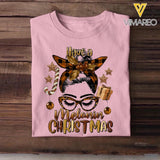 Personalized Have a melanin christmas Tshirt Hoodie Or Sweatshirt Printed QTDT0911