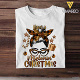 Personalized Have a melanin christmas Tshirt Hoodie Or Sweatshirt Printed QTDT0911