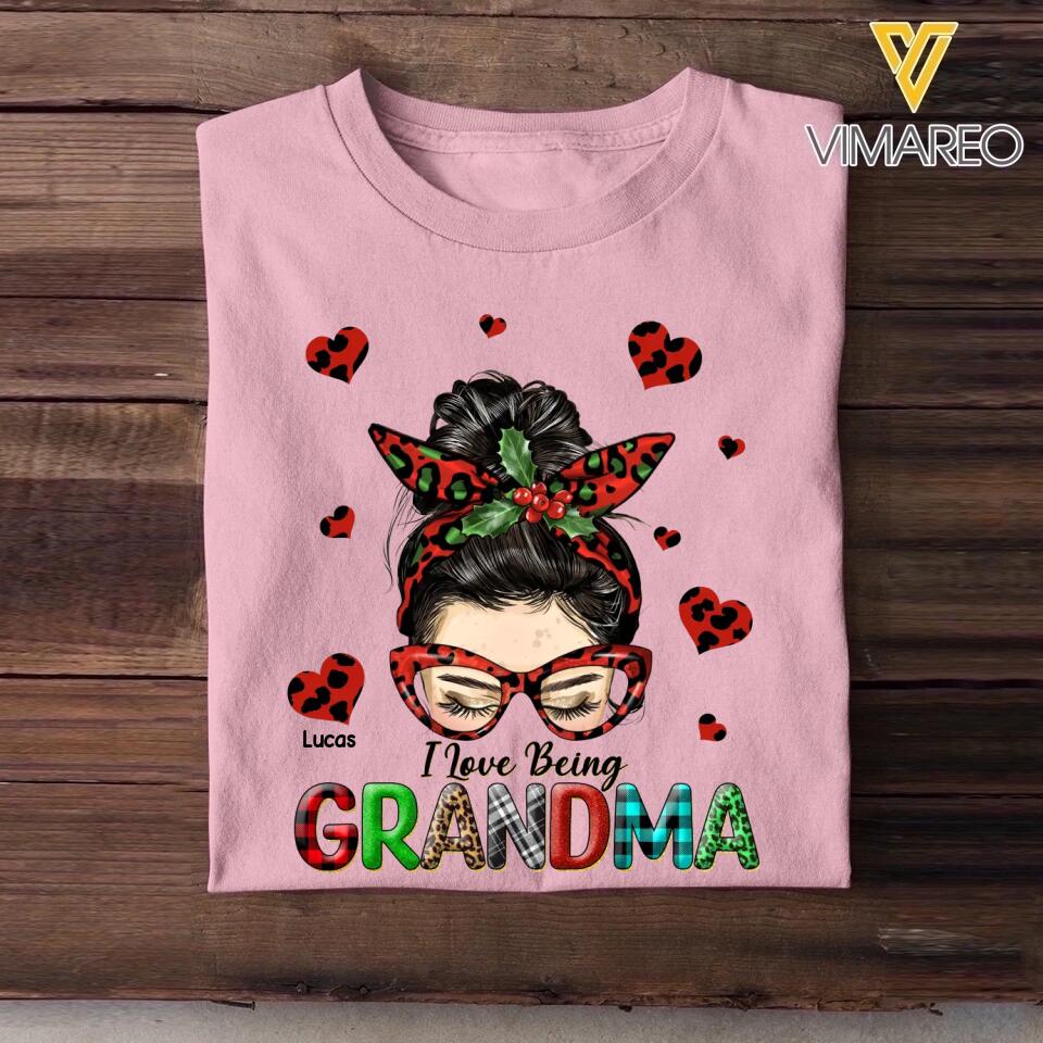 Personalized I Love Being Grandma Shirt Printed 22NOV-DT14
