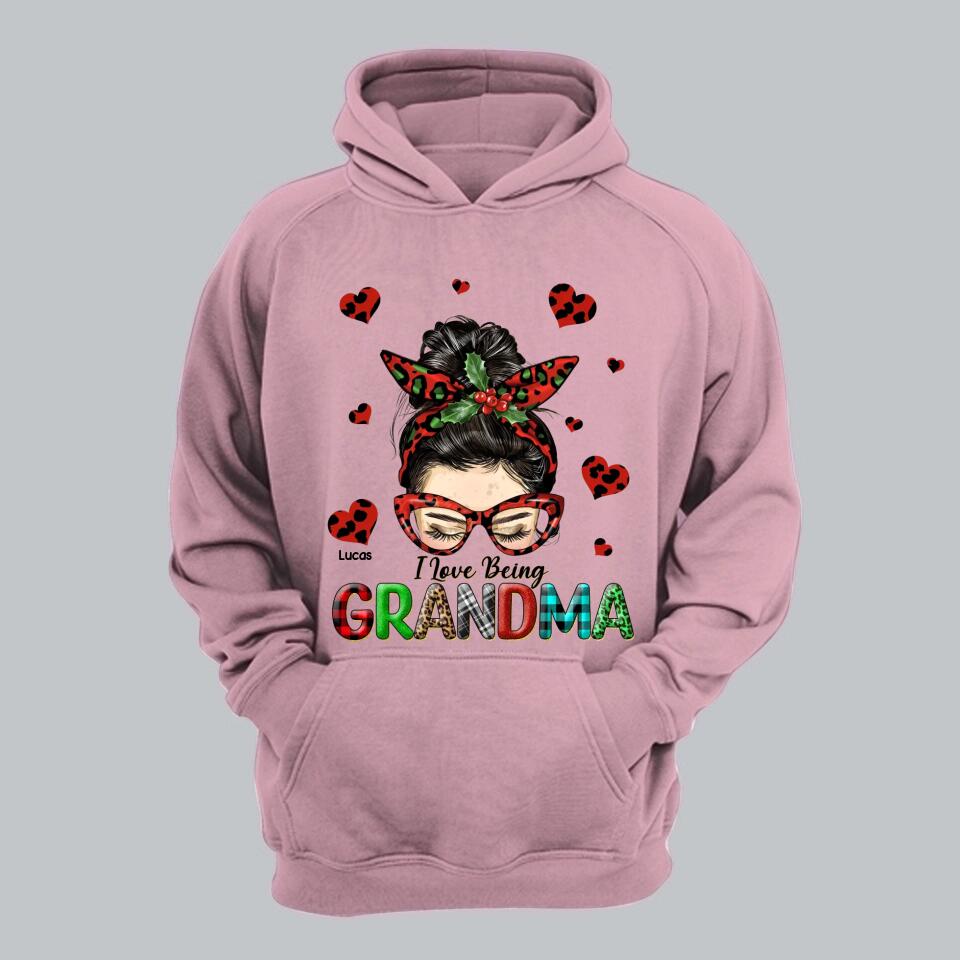 Personalized I Love Being Grandma Shirt Printed 22NOV-DT14