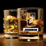 Personalized German Solider/ Veteran Rank Name Whiskey Glass 3D Printed  22DEC-HQ05