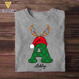 Personalized Name Character Christmas Tshirt & Legging Printed QTDT0612
