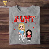Personalized Aunt Kid Heart  Tshirt Hoodie Or Sweatshirt Printed 22NOV-DT08