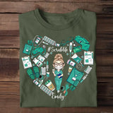 Personalized Nurse with Name Gift for Nurse T-shirt Printed THDT240523