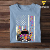 Personalized Bug Lady Hippie Girl Colorful Flag TShirt Printed QTTB1906
