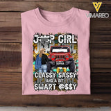 Personalized Jeep Girl Classy Sassy And A Bit Smart T-shirt Printed NTMTHN23736