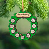 Personalized Family Christmas Wooden Ornament 2 Layer Printed HTHVQ23755