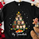 Personalized My Grandkids Child Christmas Tree Xmas Gift Sweatshirt Printed HTHVQ23872