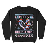 Personalized Dolphin Merry Christmas Sweatshirt Printed NMTVQ23927