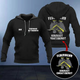 Personalized Feuerwehr Jederzeit Einsatzbereit Hoodie 2D Printed QTHN946