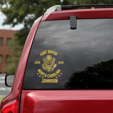 Personalized Military Branch Custom Name Decal Printed QTKH991