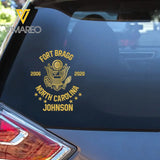 Personalized Military Branch Custom Name Decal Printed QTKH991