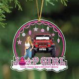 Personalized Jeep Girl Sassy Classy And A Bit Smart Acrylic Ornament Printed NTMTHN231058