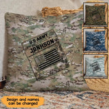 Personalized US Military Pillow Printed QTKVH231067