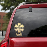 Personalized Retired Paramedic Custom Name Decal Printed QTVA231079
