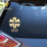 Personalized Retired Paramedic Custom Name Decal Printed QTVA231079