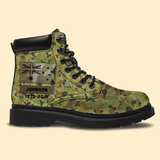 Personalized Australian Defence Force Leather Boots Printed 231112KVH