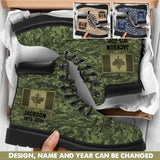 Personalized Canadian Armed Force Leather Boots Printed 231112KVH