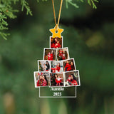 Personalized Upload Your Photo With Kid Christmas Gift Acrylic Ornament Printed LDMKVH231142