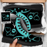 Personalized Love Nurse Custom Job Title Leather Boots Printed TQTHN231140
