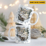 Personalized She Keeps Me Wild He Keeps Me Safe Couple Wolf White Mug Printed LVA231285