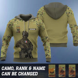 Personalized Australian Army Camo Hoodie 3D Printed QTVQ1279