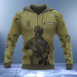 Personalized Australian Army Camo Hoodie 3D Printed QTVQ1279
