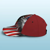 Personalized US Military Veteran Colorful 3D Cap QTKH1333