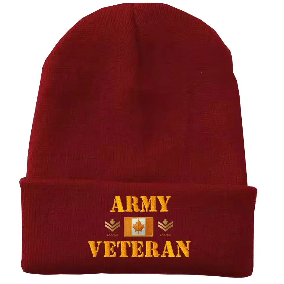 Personalized Canadian Armed Forces Embroidered Beanie Printed AHVQ231360