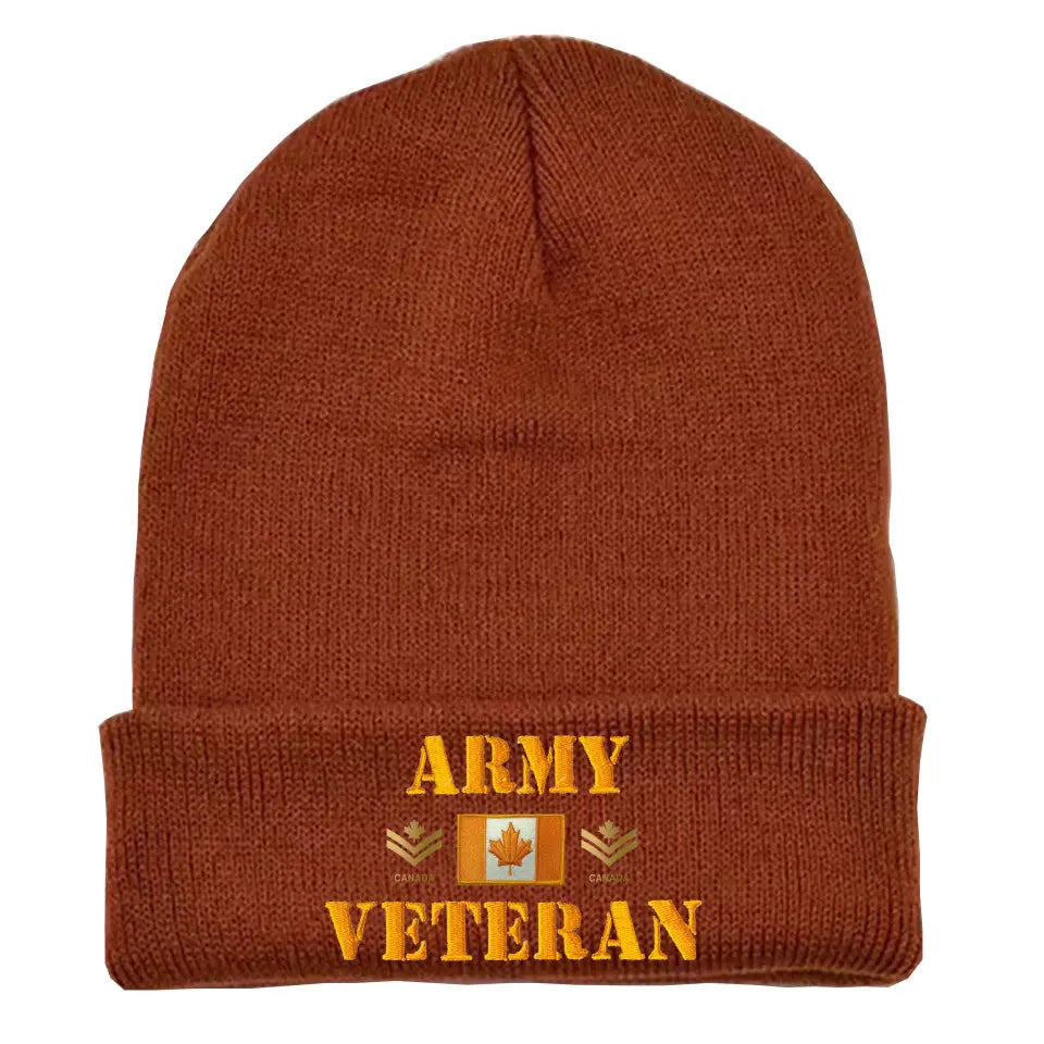 Personalized Canadian Armed Forces Embroidered Beanie Printed AHVQ231360
