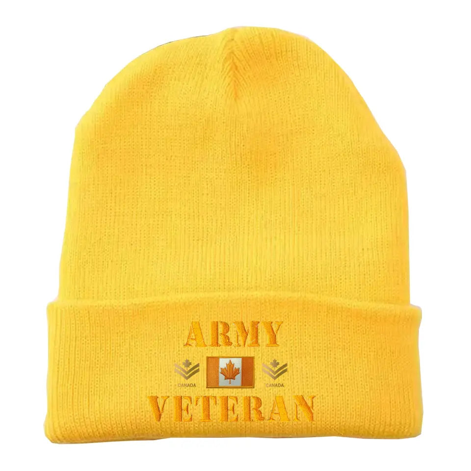 Personalized Canadian Armed Forces Embroidered Beanie Printed AHVQ231360