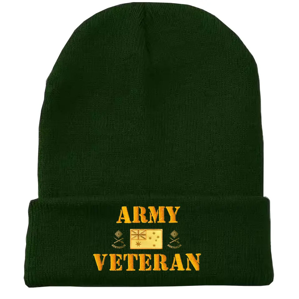 Personalized Australian Defence Force Embroidered Beanie Printed AHVQ231360