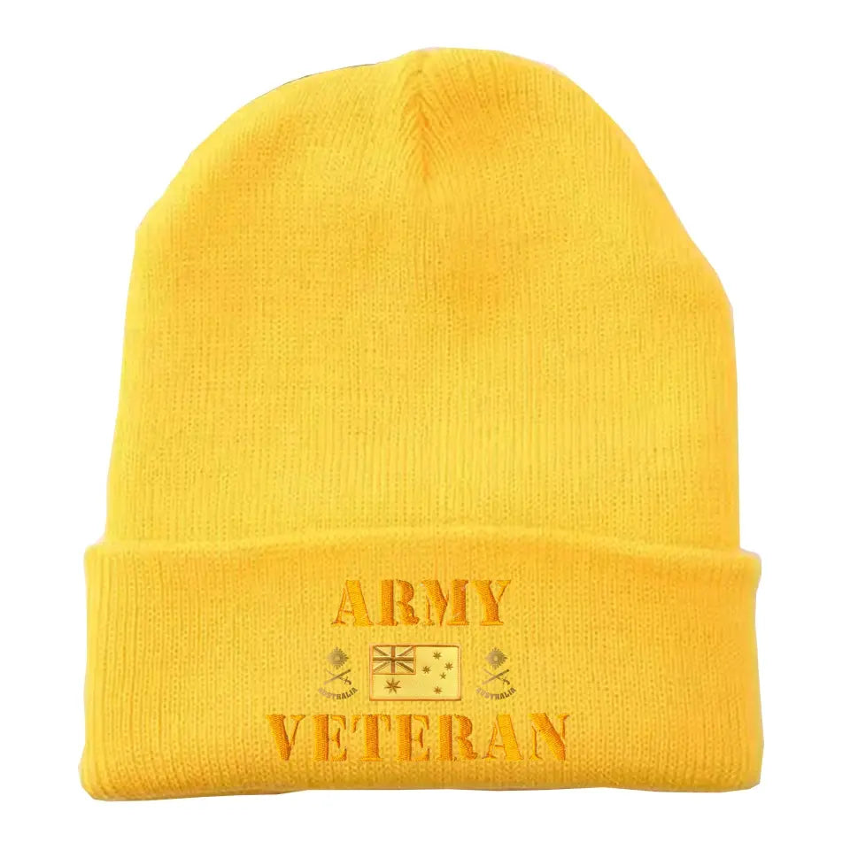 Personalized Australian Defence Force Embroidered Beanie Printed AHVQ231360