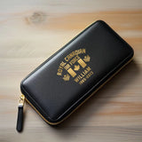 Personalized Canadian Army Rank Custom Name Leather Wallet KVH231387