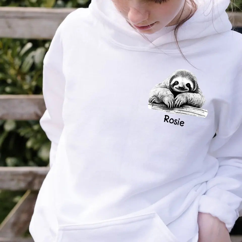 Personalized Sloth Lovers Gift Custom Name Hoodie 2D Printed KVH231433