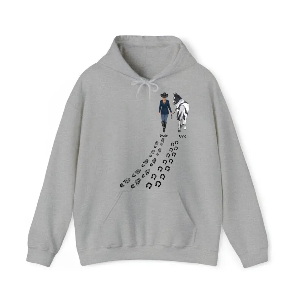 Personalized Horse Girl Custom Name Horse Lovers Gift  Hoodie 2D Printed VQ231437