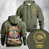 Personalized Australian Armed Forces Hoodie 2D Printed 231444AHVQ
