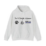 Personalized I'm A Simple Woman Custom Number Hoodie 2D Printed HN231521