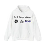 Personalized I'm A Simple Woman Custom Number Hoodie 2D Printed HN231521